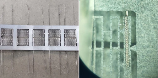 Micro laser welding joint on delicate 3C electronic sensor components